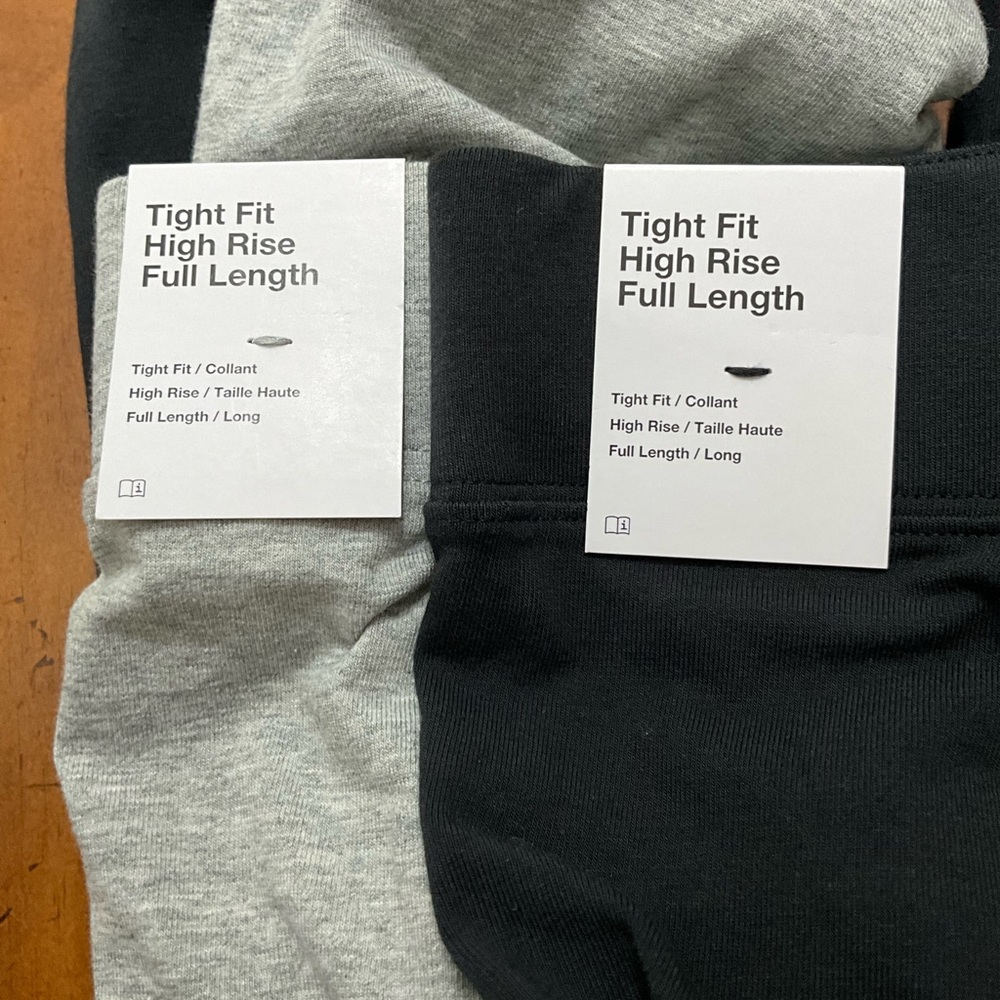 NWT ~ Two Pairs Nike Leggings Sz. L - Picture 3 of 5